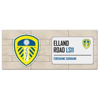 Personalised Leeds United FC Street Sign Mug Extra Image 1 Preview